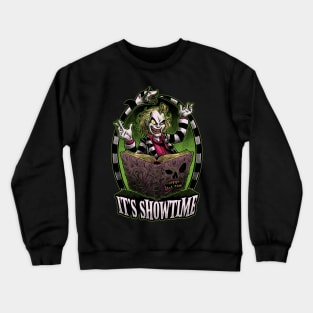 Necronomicon Beetle Show - Funny Movie Mashup Crewneck Sweatshirt